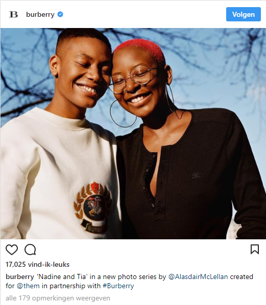 Burberry shop instagram captions